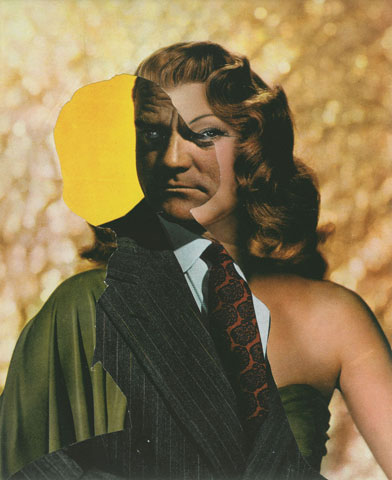 john stezaker, film portrait (She) VIII, 2005