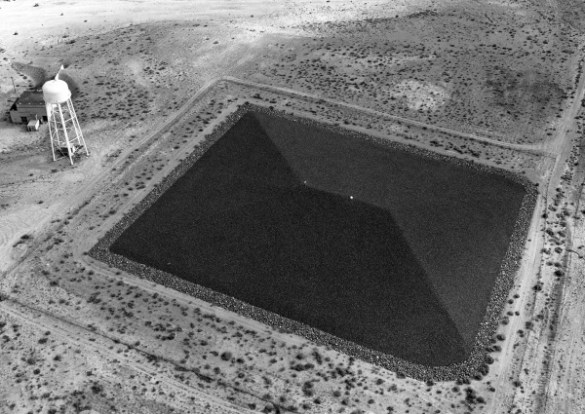 Green River Disposal Cell, Utah. Image from CLUI Archive, with flight support from Lighthawk, 2012.
