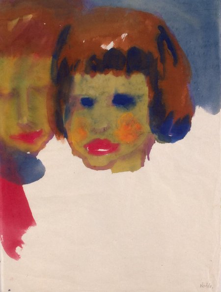 Nolde_Emil-ZZZ-Portrait_of_a_Young_Woman_and_a_Child