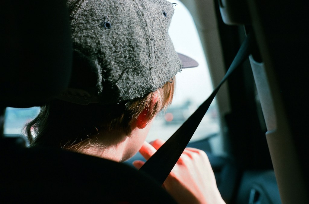 grinning in shorts and sneakers on locked knees. running for&nbsp;us.